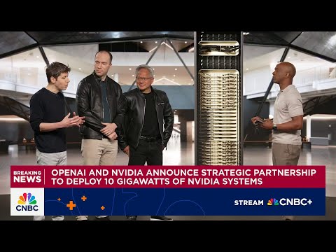 Nvidia plans to invest up to $100 billion in OpenAI as part of data center buildout