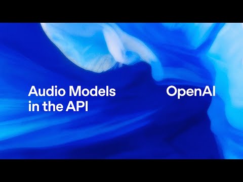Audio Models in the API
