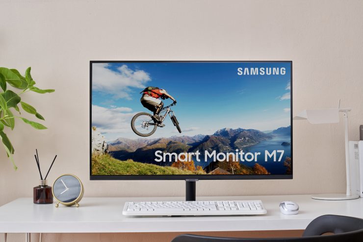 Samsung presenta mundialmente un nuevo monitor inteligente para el teletrabajo y el entretenimiento 2 Samsung Smart Monitor M7-M5