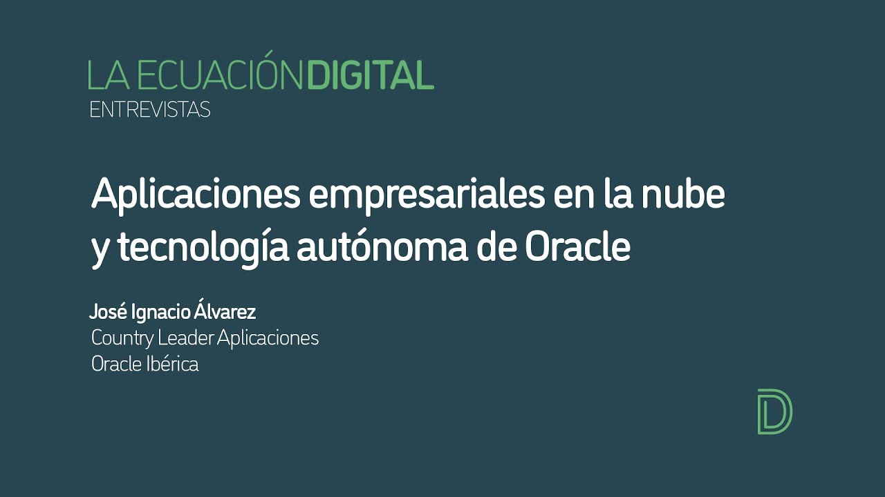 Aplicaciones empresariales en la nube y tecnología autónoma de Oracle