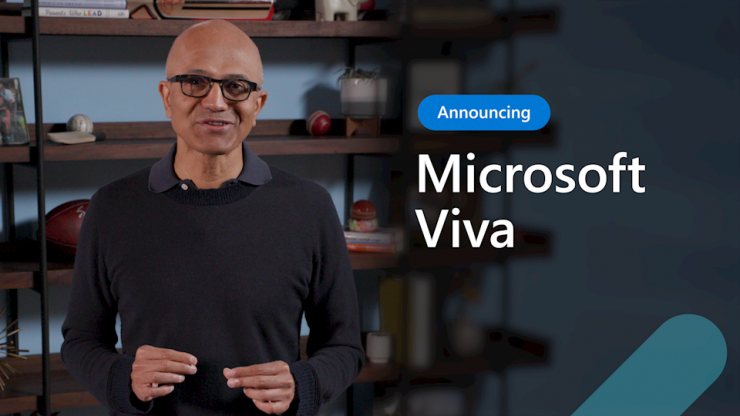 Microsoft Viva Satya Nadella
