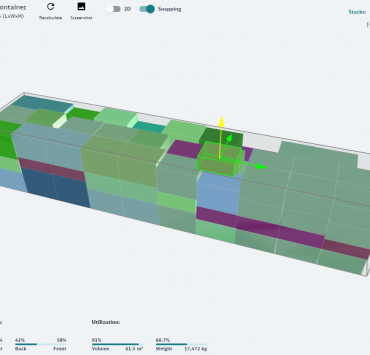 DB Schenker optimiza el uso de la capacidad de carga en los contenedores gracias a un algoritmo avanzado