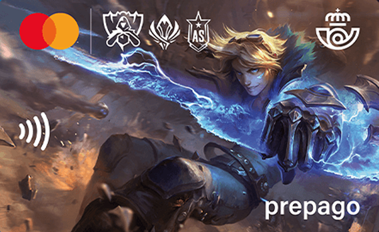 Correos lanza una tarjeta prepago digital para los amantes de League of Legends de la mano de Mastercard