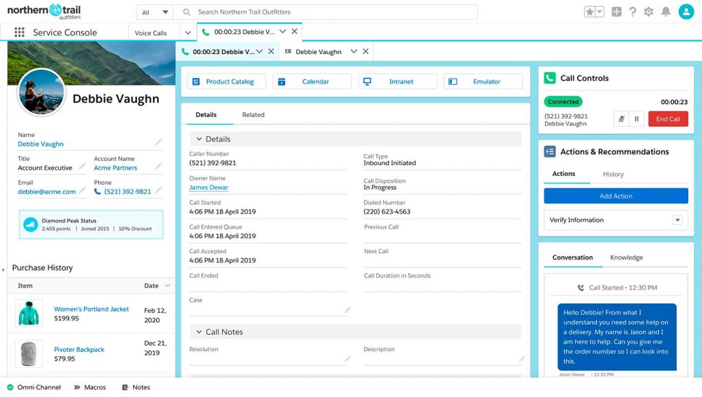 Salesforce Service Cloud Voice