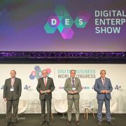 Rosa Sánchez (Ayto. Málaga), Alberto Planas (DES), Francisco de la Torre (Alcalde de Málaga), Elías Bendodo (Junta Andalucía), Francisco Salado (Dip. Málaga), Raúl Jiménez (Junta Andalucía) y Susana Carrillo (Ayto. de Málaga)