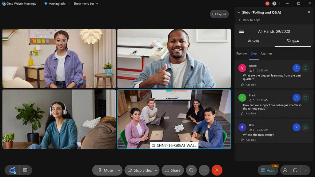 Imagen Cisco renueva Webex para la era del trabajo y los eventos hibridos