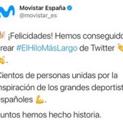 Movistar Hilo más largo del mundo