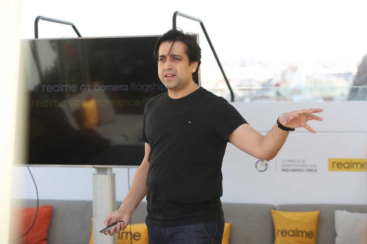Madhav Sheth, el CEO de realme para Asia y Europa
