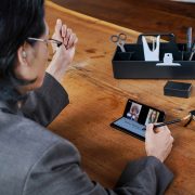 Smartphone plegable usuario