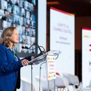 La vicepresidenta primera y ministra de Asuntos Económicos y Transformación Digital, Nadia Calviño