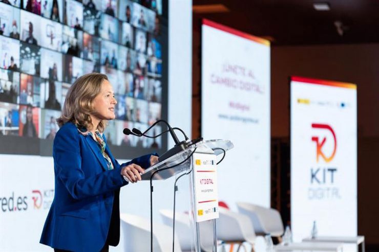 La vicepresidenta primera y ministra de Asuntos Económicos y Transformación Digital, Nadia Calviño
