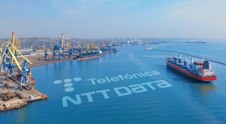 Telefónica y NTT Data llevan el 5G para incrementar la seguridad del Puerto de Málaga