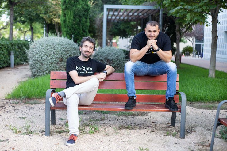 Leif Ferreira, cofundador y CEO y Andrei Manuel, cofundador y COO de Bit2Me