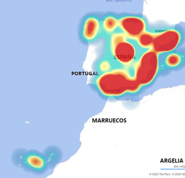 Mapa de calor IoT Unabiz