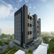 Rendering of Equinix JK1 International Business Exchange IBX in Jakarta Indonesia