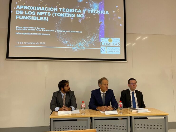 De izquierda a derecha Inigo Egea Segismundo Alvarez y Jose Cabrera