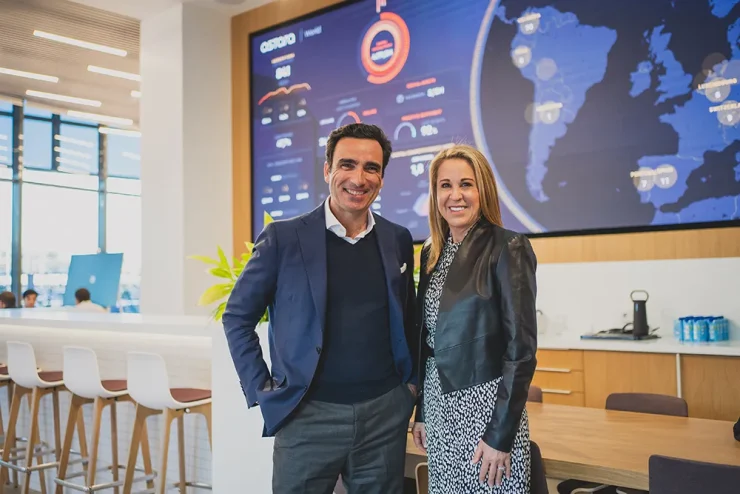 Jorge Navea (Astara) & Lori Steele (Salesforce)
