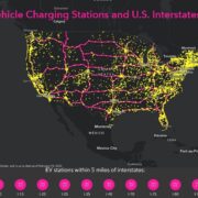 Mapa Electrolineras EEUU