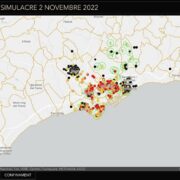 Imagen del dashboard con los resultados de la encuesta sobre el aviso de las sirenas. Fuente Esri Direccio General de Proteccio Civil Departament dInterior Generalitat de Catalunya