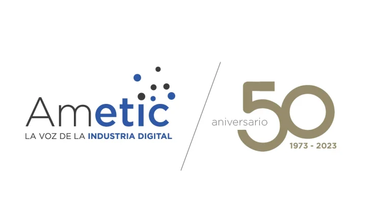 Logo 50 Aniversario AMETIC 002