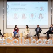 Sergio Martin periodista y moderador Carmen Soto Volvo Trucks Estrella Jara BP Igor Beguiristain Lodisna y David Sanchez Tecnalia