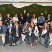 Representantes de los 13 proyectos finalistas en los XXI Global eAwards de la Fundacion NTT DATA.
