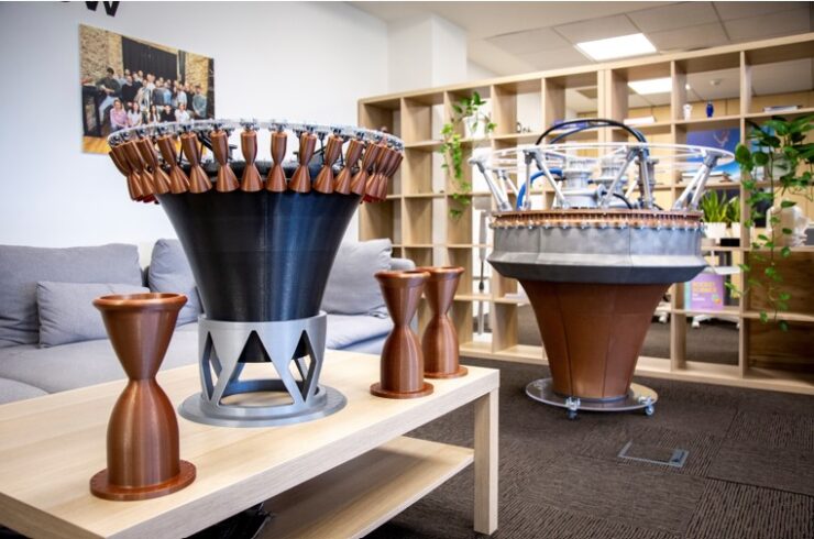 El motor ARCOS en las oficinas de Pangea Aerospace