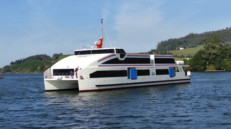 First all electric ferry drives emission free river commute in Lisbon Image credit Astilleros Gondan