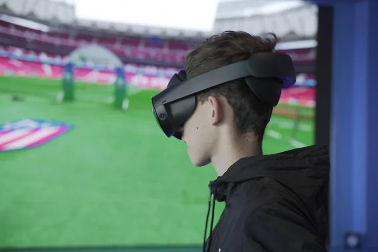 Telefónica y Atlético de Madrid desarrollan una experiencia piloto pionera de visualización de partidos con 5G y Realidad Virtual
