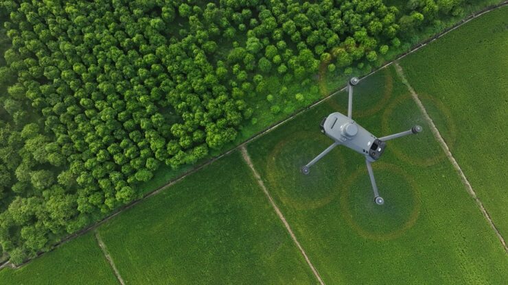 DJI Mavic 3 Multispectral from above