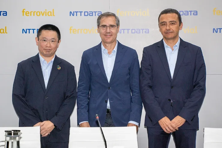 Firma acuerdo NTT DATA FERROVIAL 002