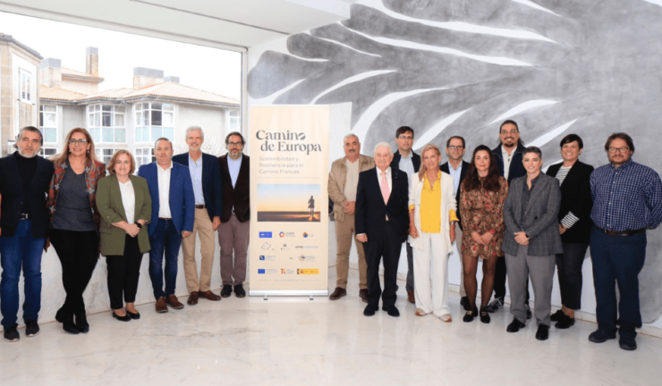 Así es ‘Camino de Europa’, el proyecto que impulsa la cultura y la economía local del Camino Francés a través de la tecnología 2 Foto familia CaminoEuropa