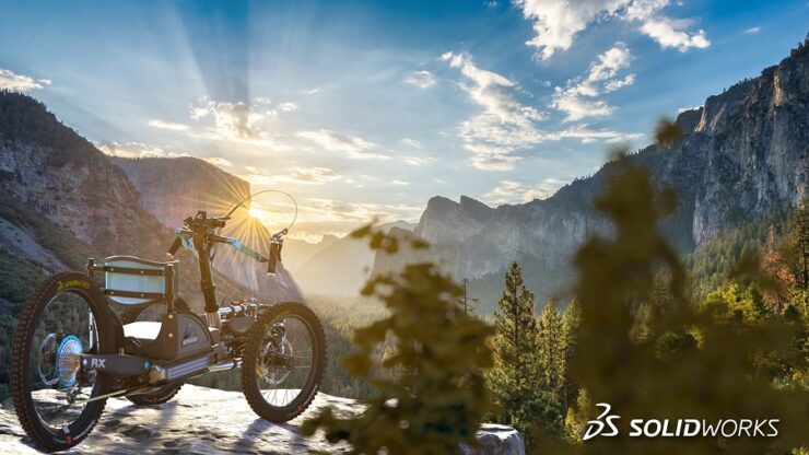 DS SOLIDWORKS Rocky Mountain Overlook Sun Glare