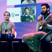 CEO de Fazil Crypto y a la derecha Gabriel Ayala director de Bit2Me API