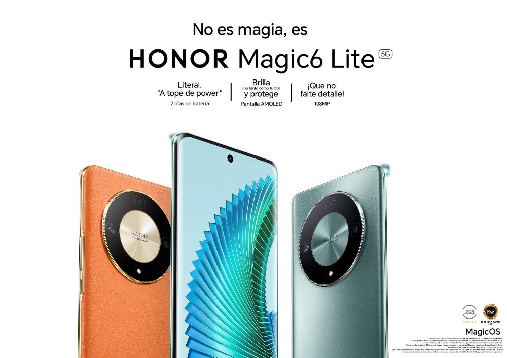 HONOR presenta su nuevo HONOR Magic6 Lite