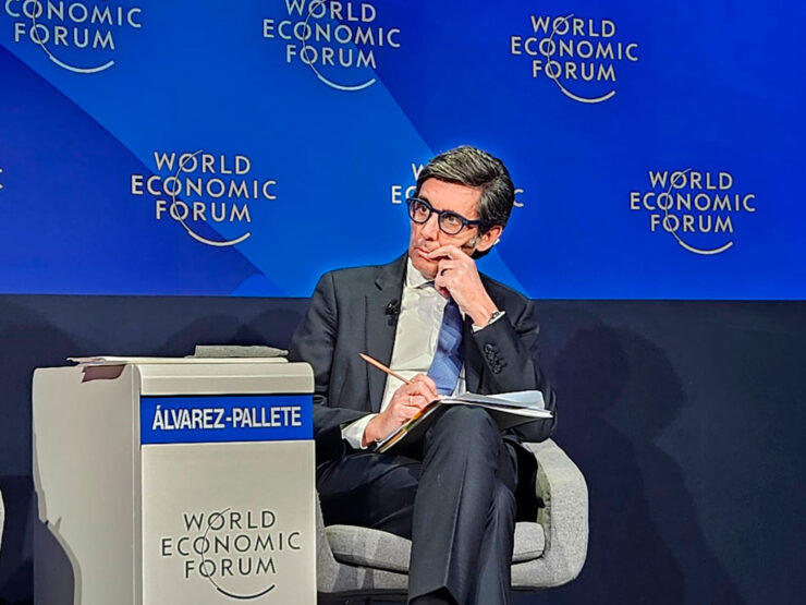 José María Álvarez-Pallete, presidente de Telefónica - Davos 2024