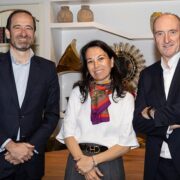 Jaime Penaranda Cristina Valles y Luis Luis Alvarez Satorre durante el almuerzo 002