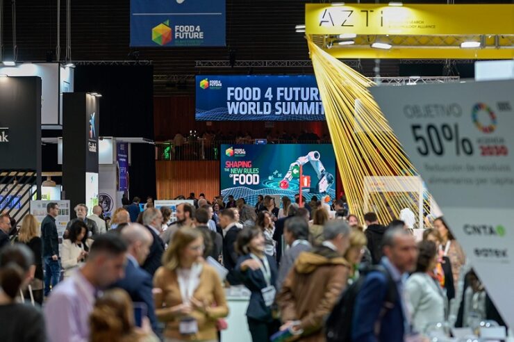 Tecnologías como IA o blockchain, aliados para garantizar la seguridad alimentaria y la sostenibilidad 1 Zona expositiva de Food 4 Future en 2023