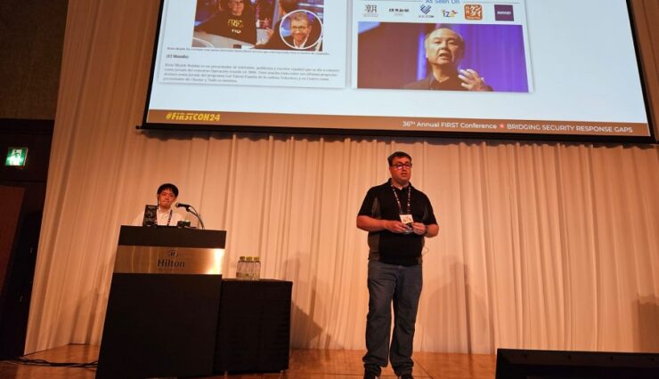 Masato Ikegam Canon IT Solutions y Josep Albors Ontinet