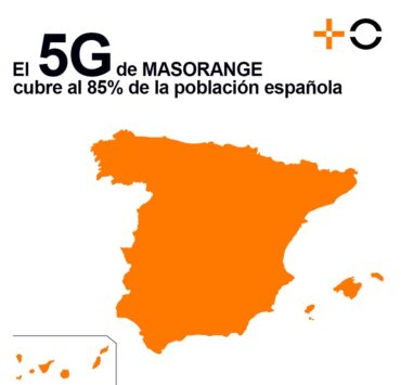 La red 5G de MASORANGE llegará a cerca del 100% de los municipios españoles de más de 10.000 habitantes en 2024