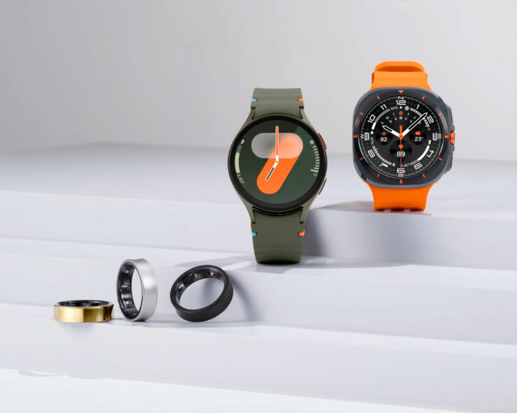Samsung Galaxy Watch Ultra, Galaxy Watch7 y Galaxy Ring