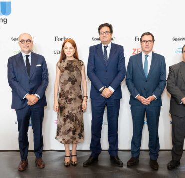 Andrés Rodriguez, Gloria Lomana, Óscar López, Antonio Garamendi e Ignacio Quintana