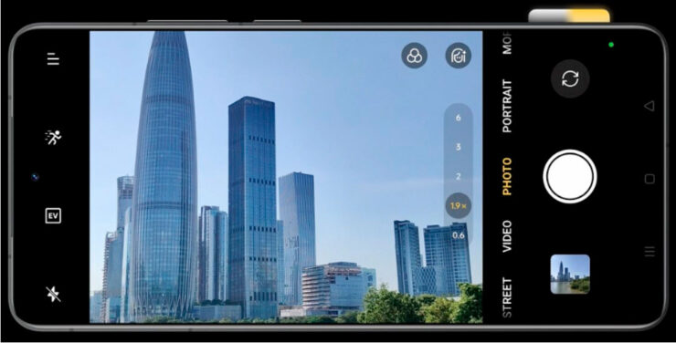 realme - botón de control de cámara y tecnología de carga ultrarrápida de 320W