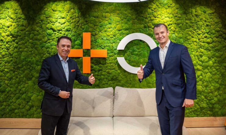 David Soto, presidente de Kyndryl España y Portugal y Meinrad Spenger, CEO de Masorange