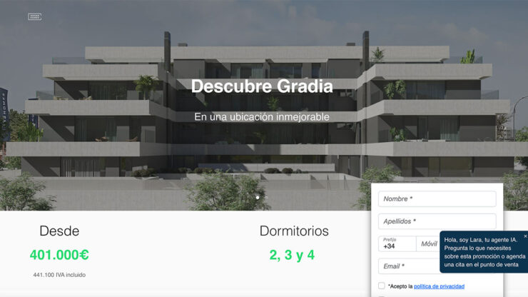 AEDAS Homes incorpora 'Lara' para integrar agentes autónomos de IA en el sector inmobiliario en España