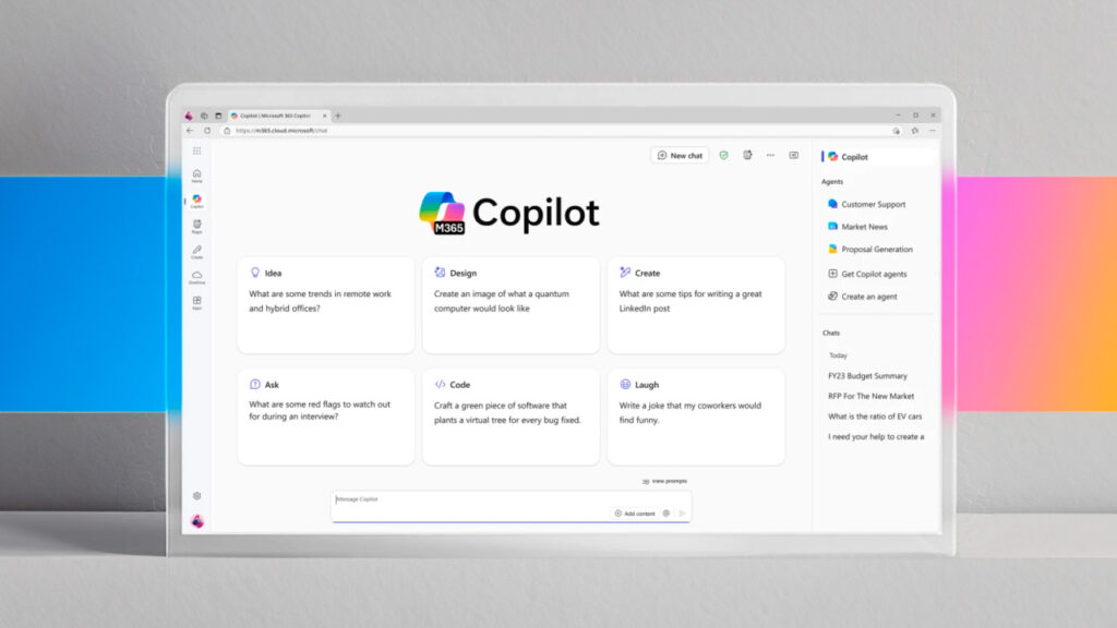 Microsoft 365 Copilot Chat nueva herramienta de IA para empresas