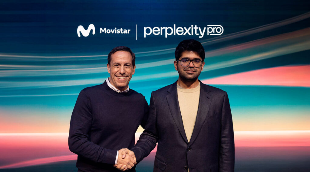 Movistar ofrece Perplexity Pro gratis durante 12 meses para sus clientes
