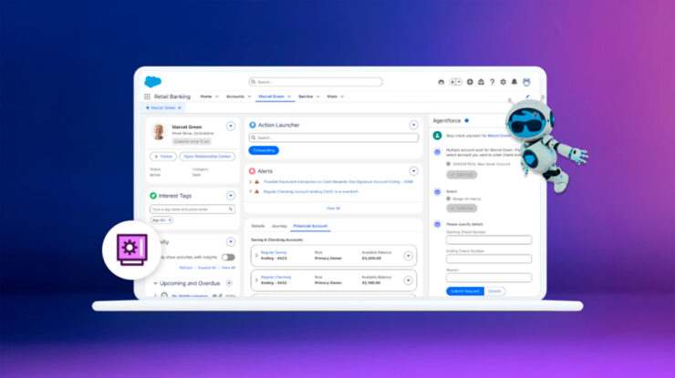 Salesforce Agentforce - Servicios financieros