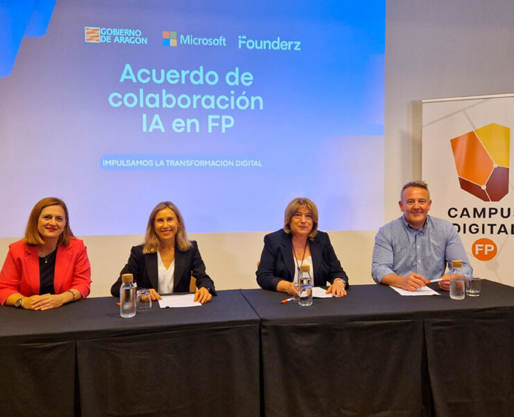 Microsoft colaborará con el Gobierno de Aragón para introducir la Inteligencia Artificial en la Formación Profesional