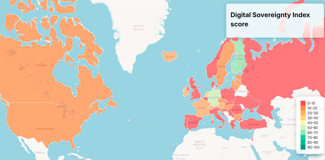 Digital Sovereignty Index 2025